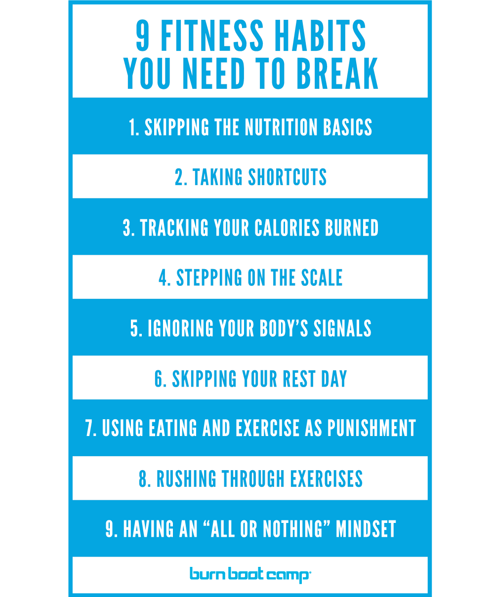 9 fitness habits you need to break 